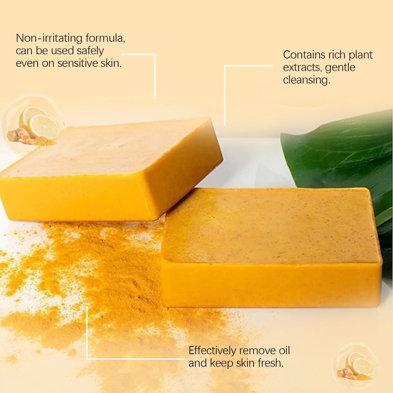 Ouhoe Kojic Acid Turmeric Soap - Natural Skin Deep Cleansing Soap 2025