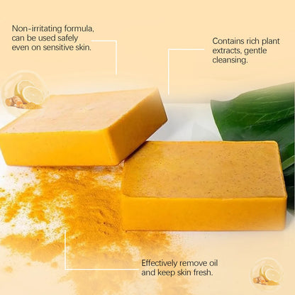 Ouhoe Kojic Acid Turmeric Soap - Natural Skin Deep Cleansing Soap 2025