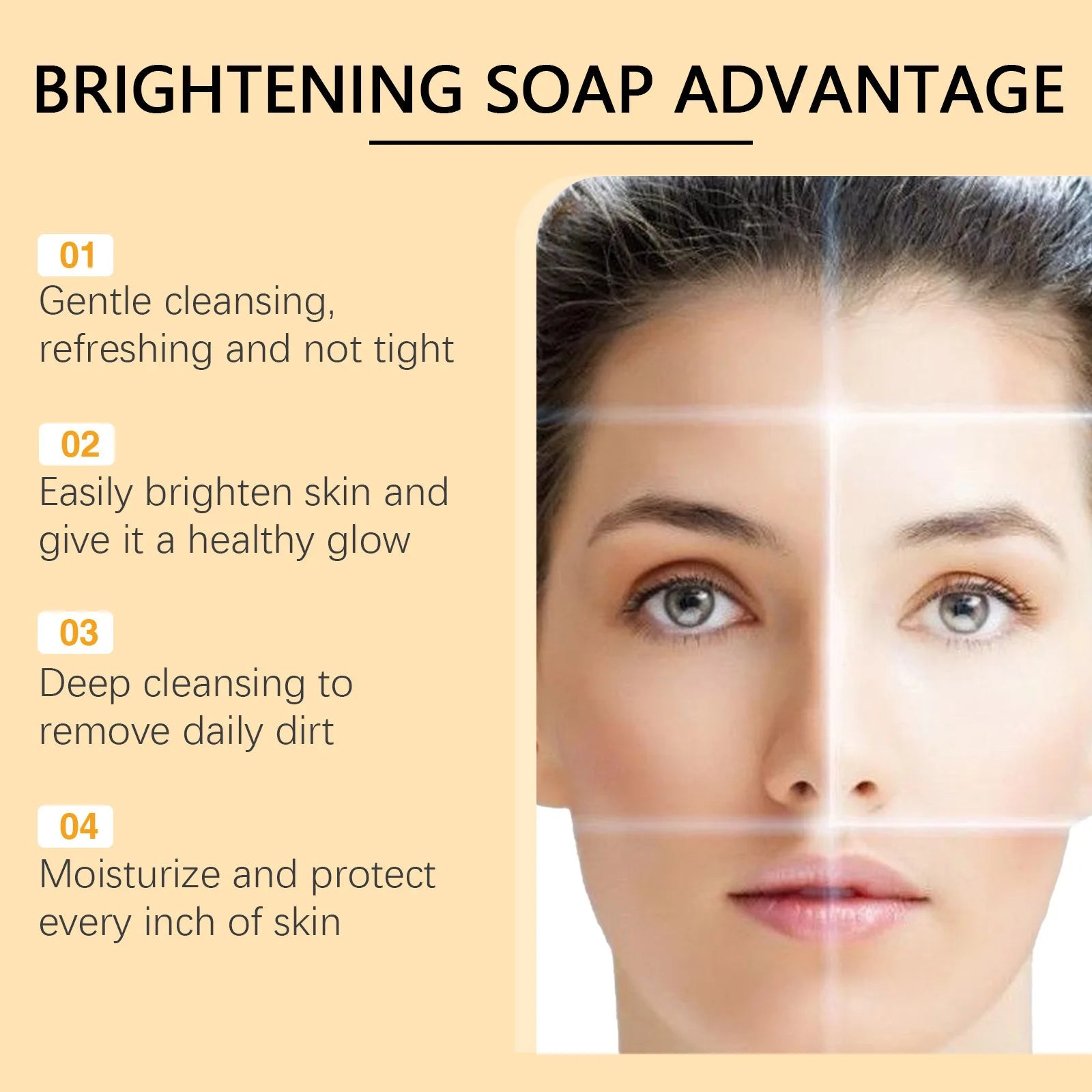 Ouhoe Kojic Acid Turmeric Soap - Natural Skin Deep Cleansing Soap 2025