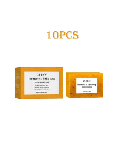 Ouhoe Kojic Acid Turmeric Soap – Brighten & Reduce Dark Spots