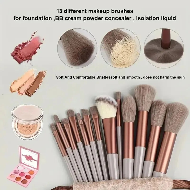 Portable Makeup Brush Set